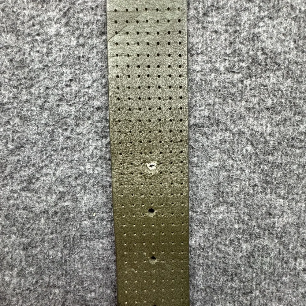 Armada Snowboards Belt Belt Buckle Green Leather Sz Large 36-40